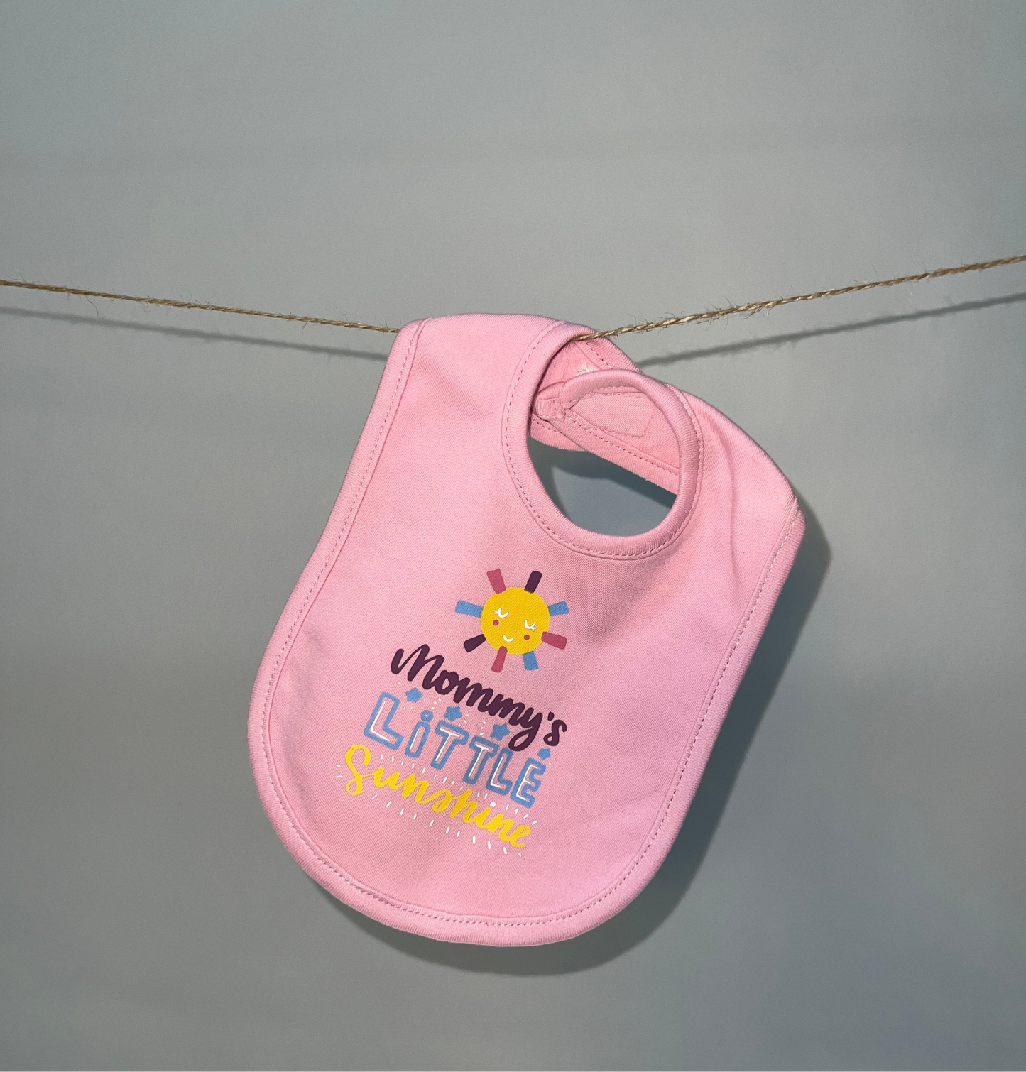 Pink Mummy’s Little Sunshine Printed Baby Bib