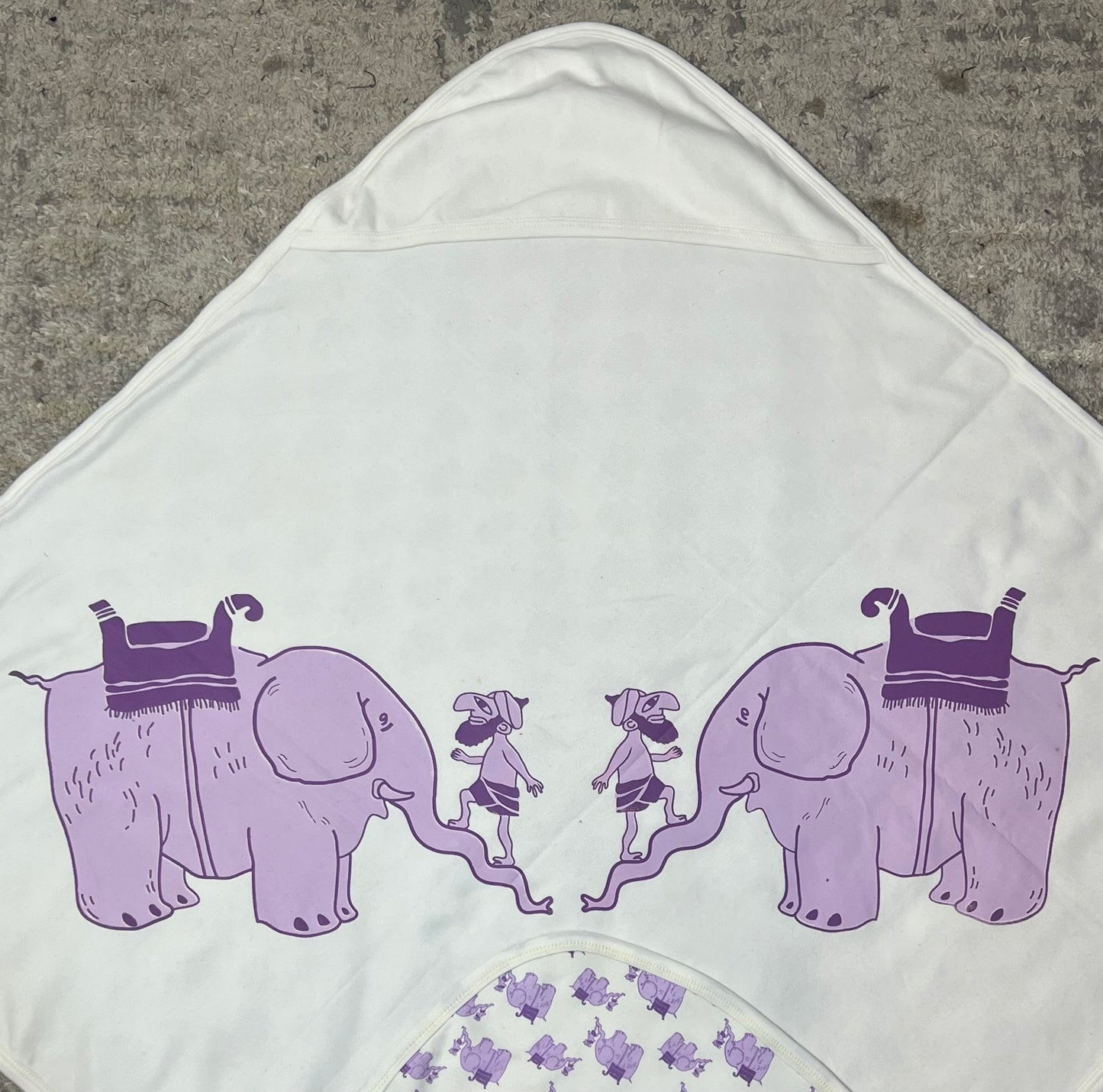 Baby Coverlet-Elephants