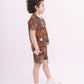 Leaves Linen Boys Summer Set