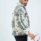 Aztec Men Fur Jacket With Pocket - White