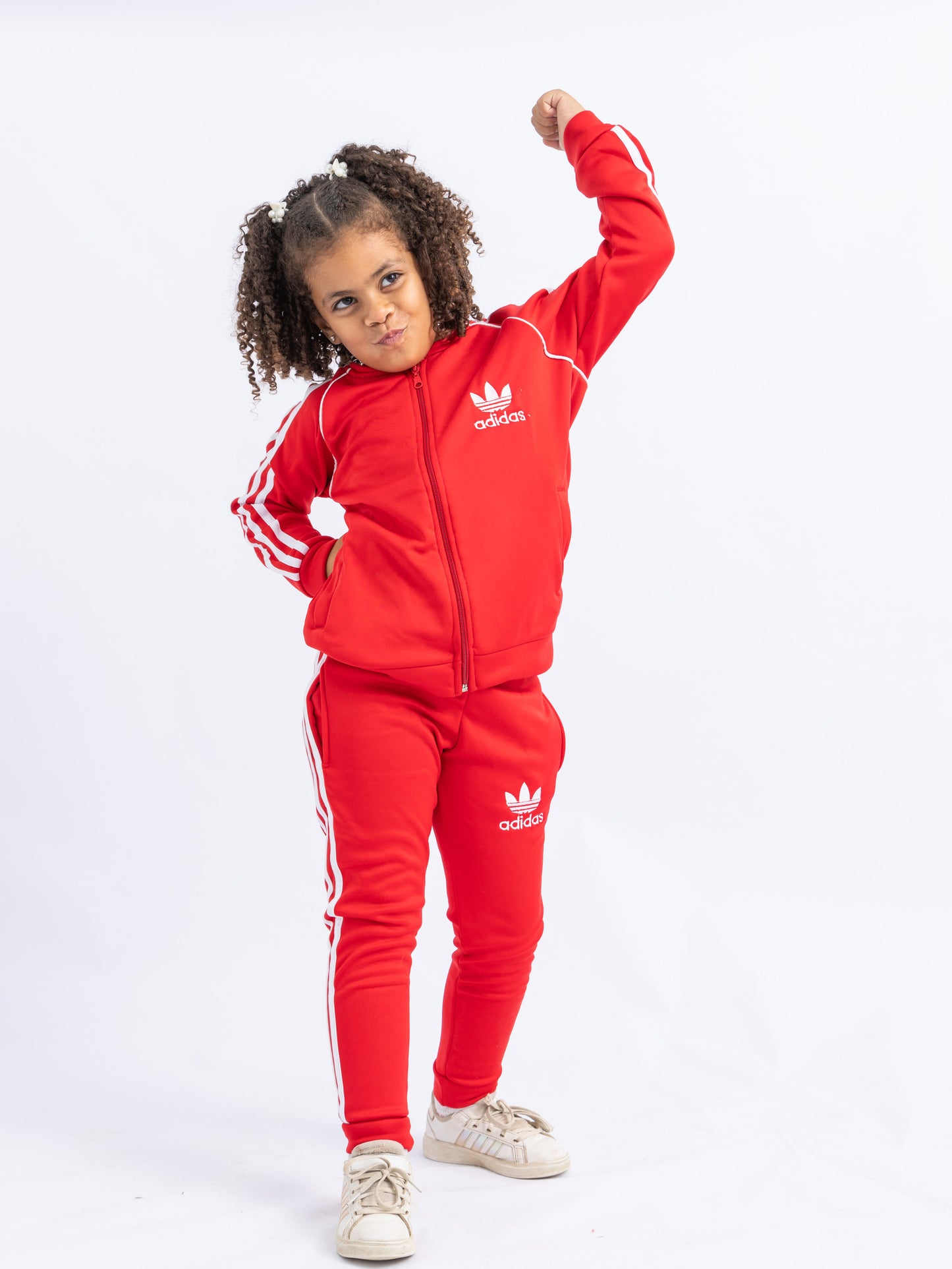 Red Striped Tracksuit