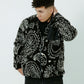 Aztec Men Fur Jacket With Pocket-Black