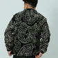 Aztec Men Fur Jacket With Pocket-Black