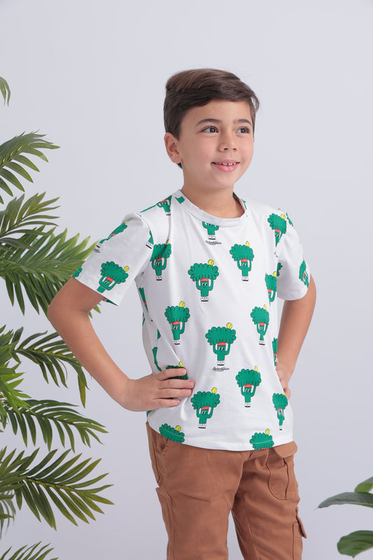Crazy Tree Short Sleeve Boys T-Shirt