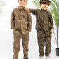 kakhi Boys Linen Set