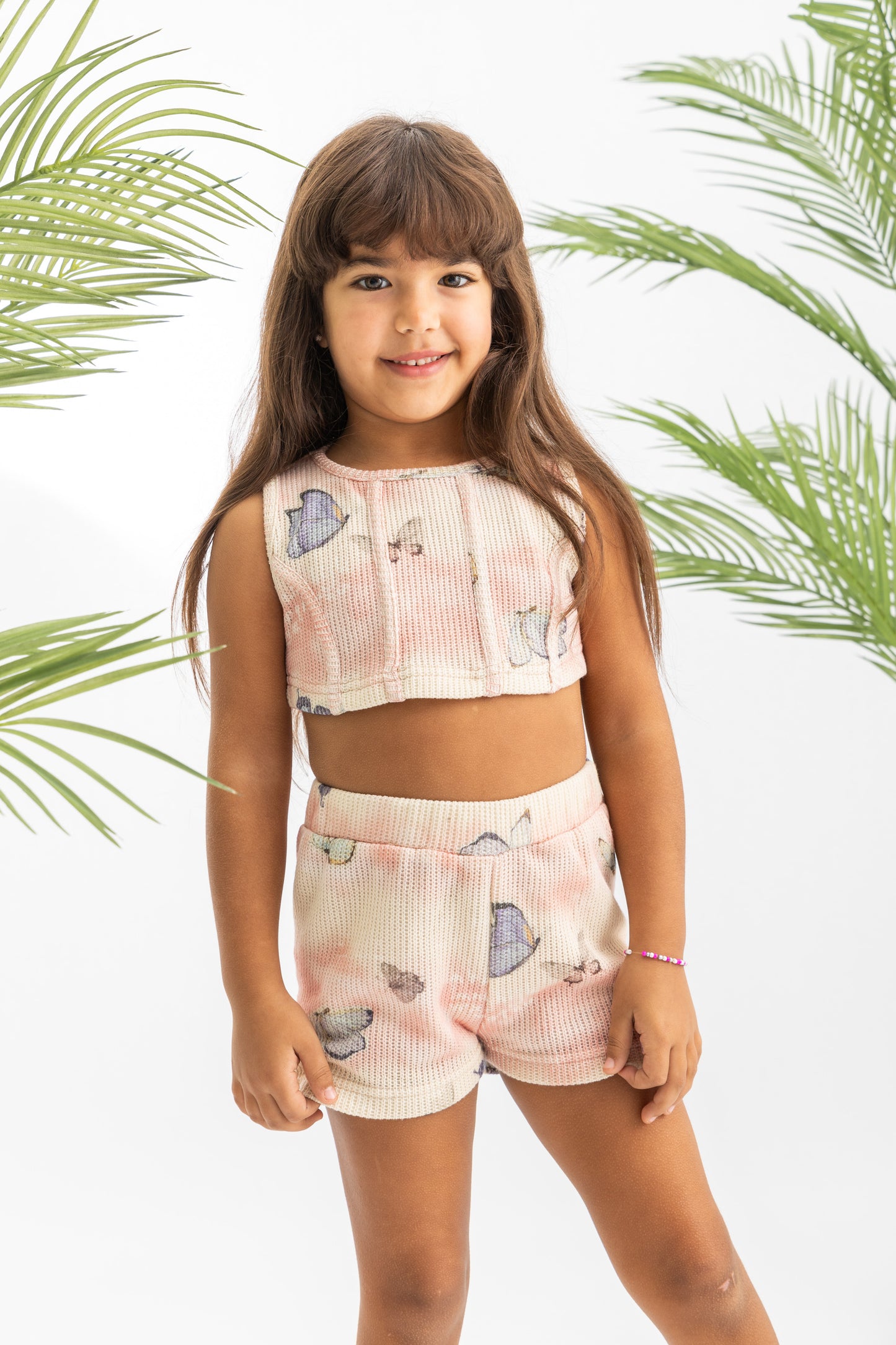 Butterflies Textured Girls Set