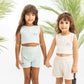 Striped Cotton Girls Set