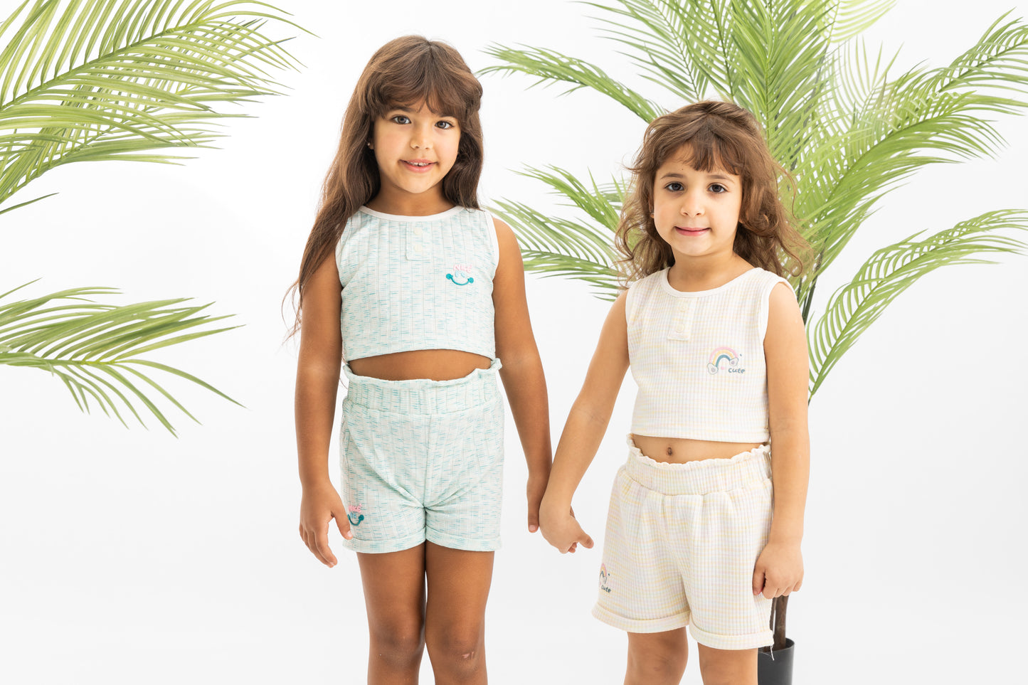 Striped Cotton Girls Set