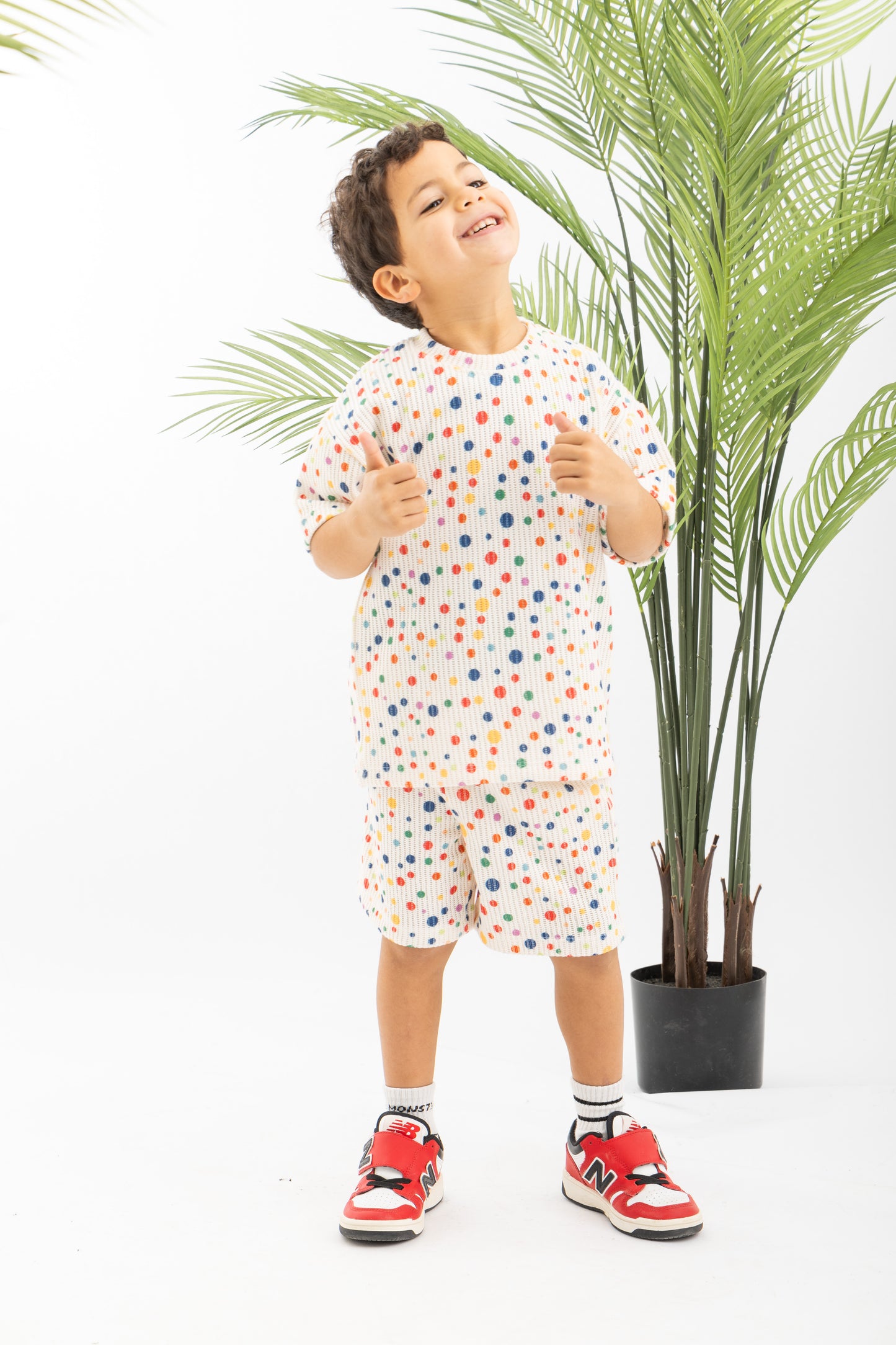 Colorful Dotted Boys Set