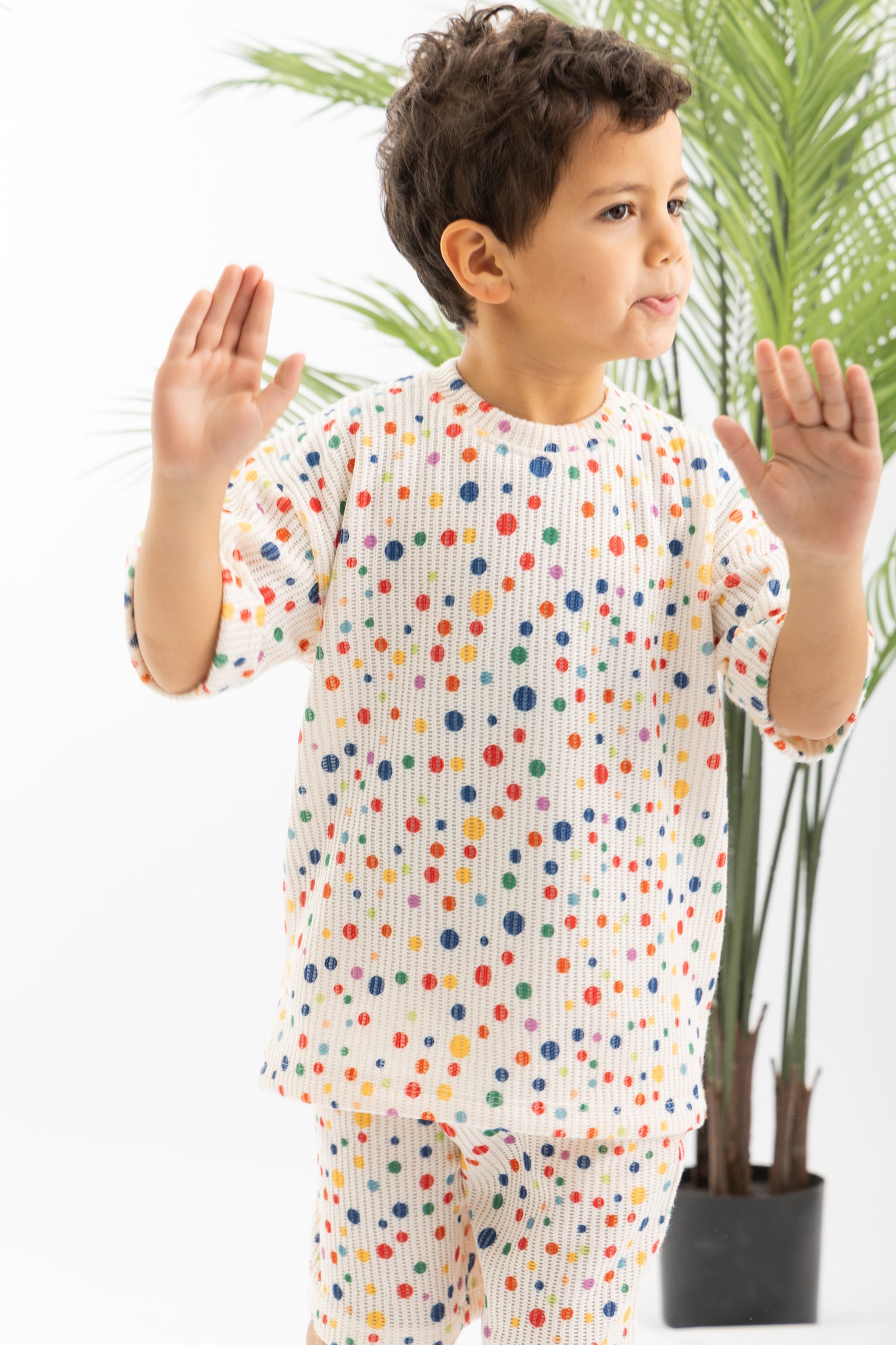 Colorful Dotted Boys Set