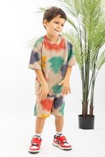 Tie Dye Boys Set-Beig