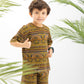 Boho Textured Colorful Boys Set