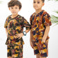 Boho Textured Colorful Boys Set