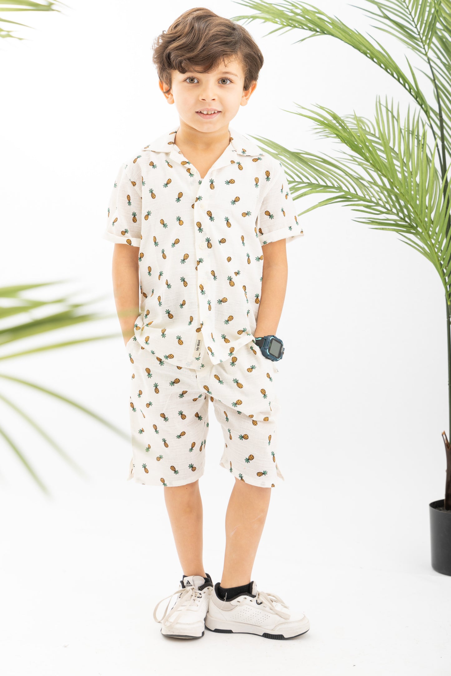 Pineapple Print Boys Set