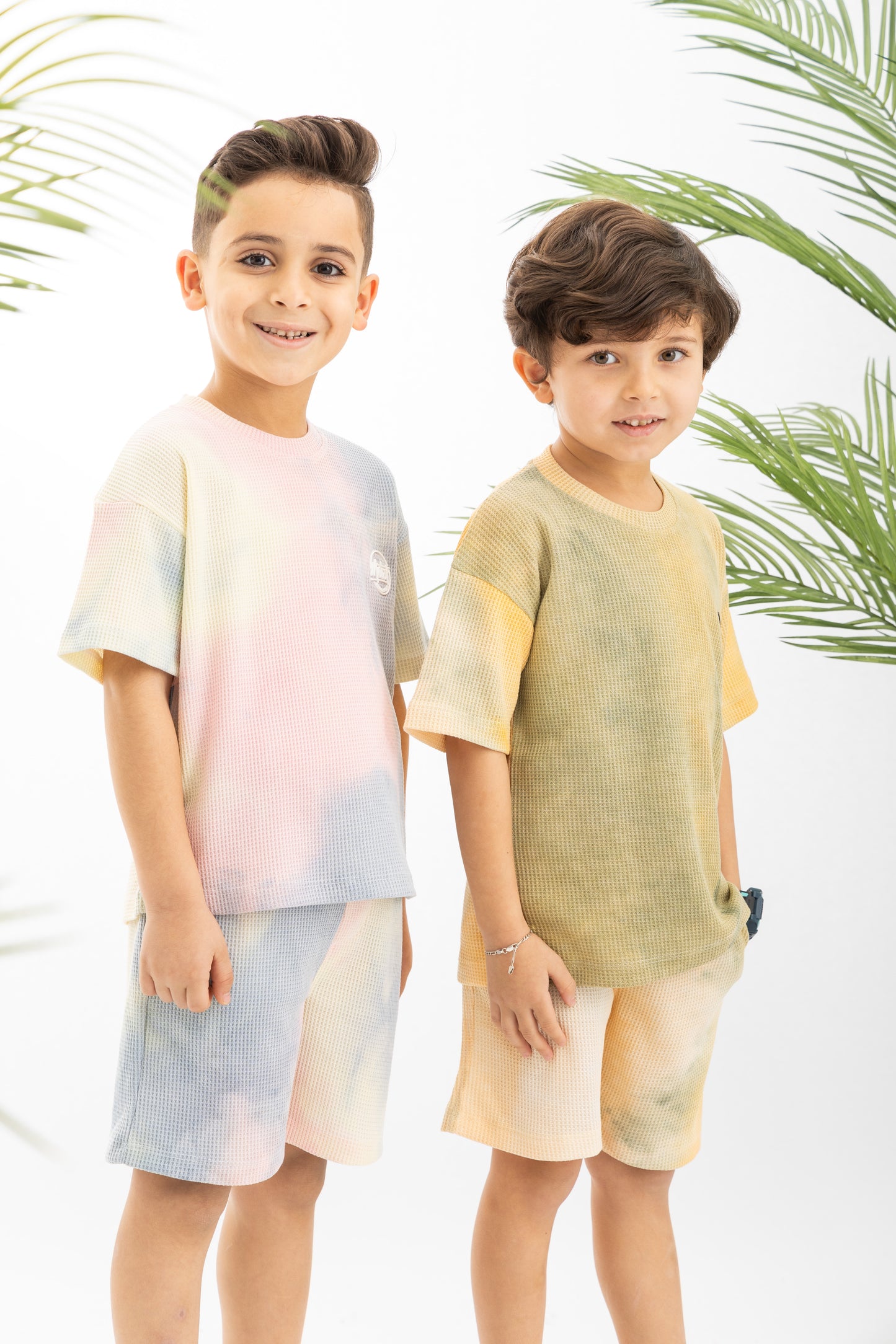 Tie Dye Boys Set-Yellow