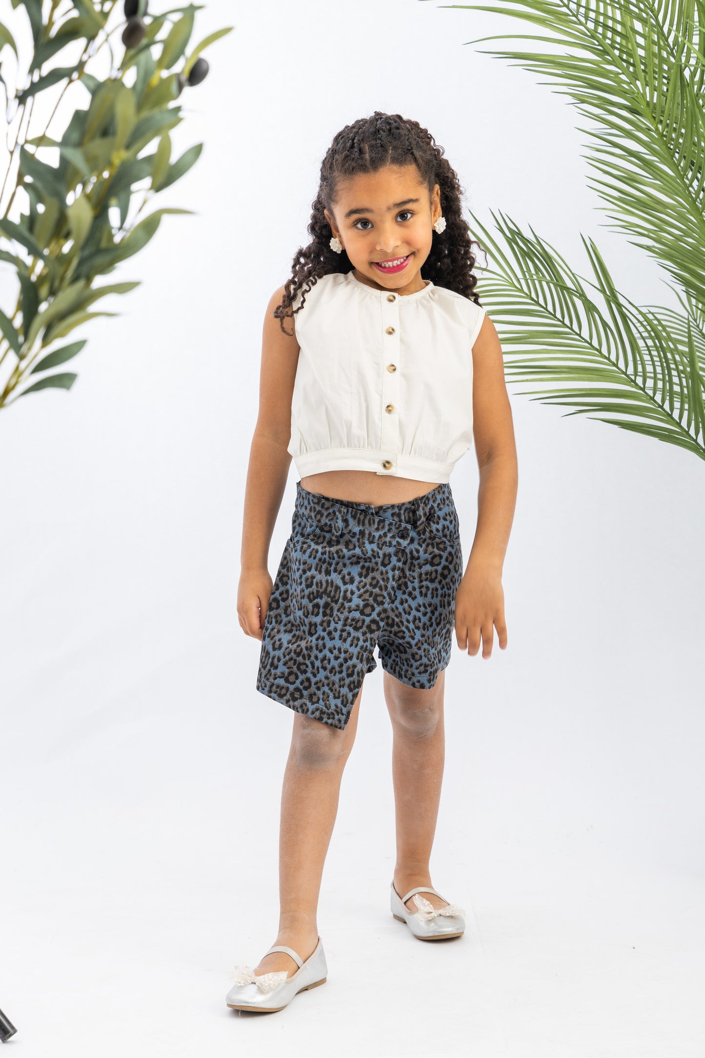 Tiger Denim Girls Bermuda Skirt