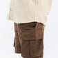 Gabardine Cargo Shorts With Two Pockets